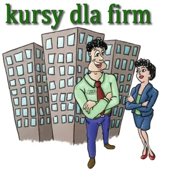 Rysunek pracowników biurowych - włoski dla firm